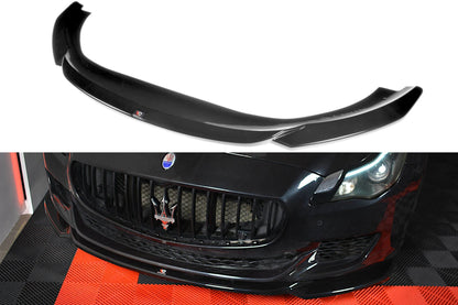 Front Ansatz für MASERATI QUATTROPORTE MK.6 vor Facelift schwarz matt