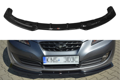 Front Ansatz für HYUNDAI GENESIS COUPÉ MK.1  schwarz Hochglanz