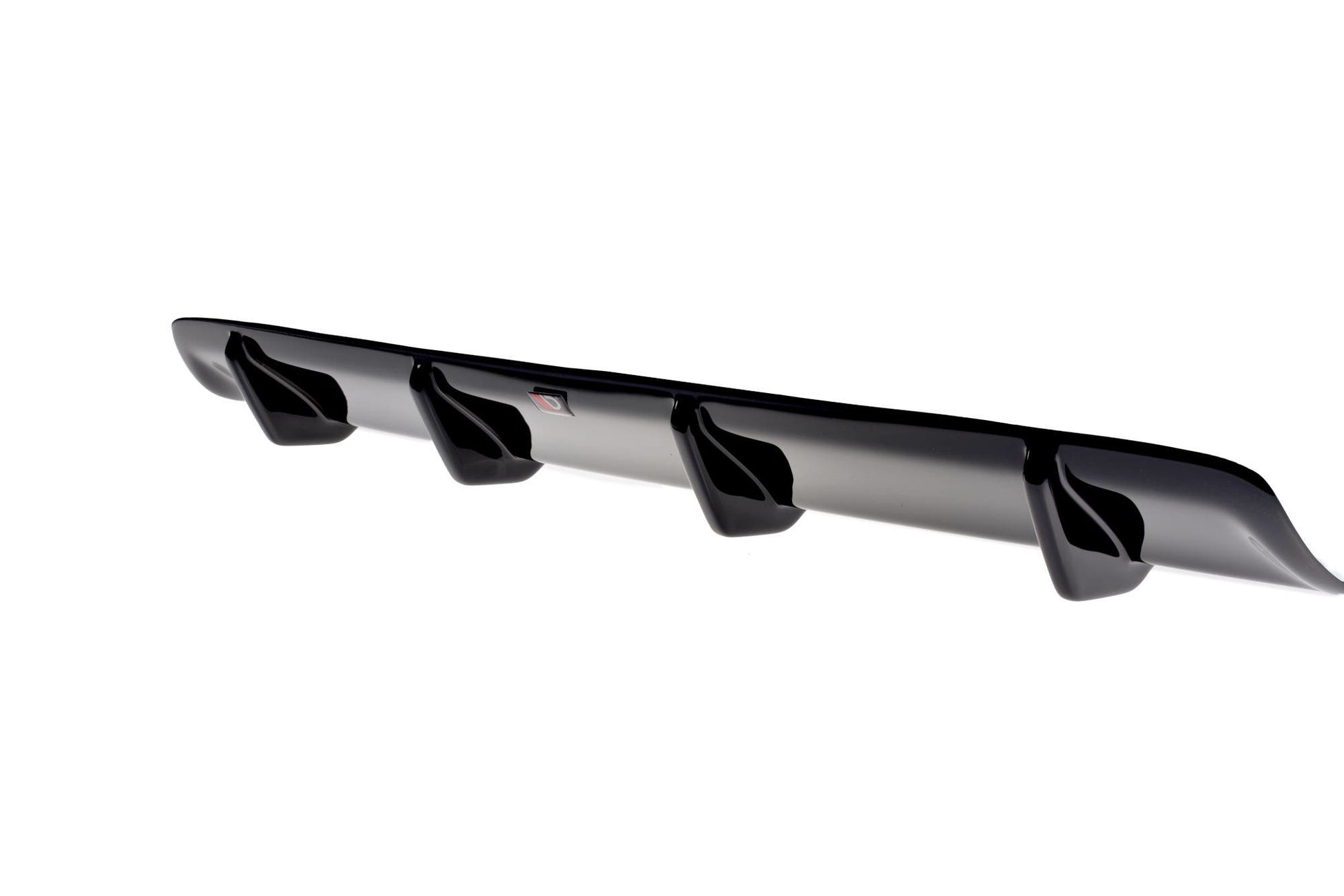 Diffusor Heck Ansatz für MASERATI QUATTROPORTE MK.6 vor Facelift schwarz matt