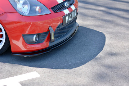 Front Ansatz V.2 für Ford Fiesta ST Mk6 schwarz Hochglanz