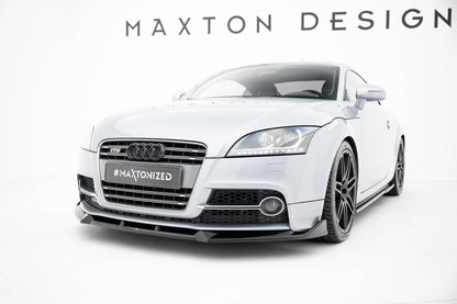 Front Ansatz V.3 für Audi TT S / TT S-Line 8J Facelift schwarz Hochglanz