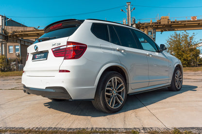 Spoiler CAP für BMW X3 F25 M-Paket Facelift  schwarz matt