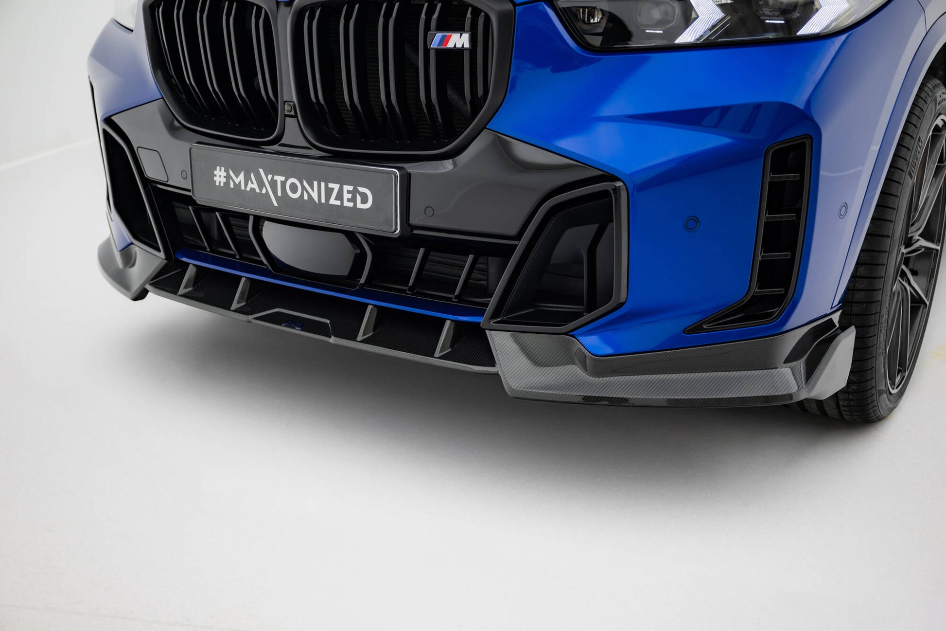 Prepreg Carbon Fiber Front Ansatz für BMW X5 M-Paket G05 Facelift