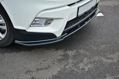 Front Ansatz V.1 für SSANGYONG TIVOLI schwarz Hochglanz