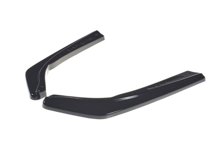 Heck Ansatz Flaps Diffusor für BMW 3er M-Paket G20  schwarz Hochglanz