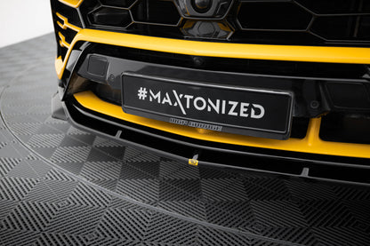 Front Ansatz V.3 für Lamborghini Urus Mk1 schwarz Hochglanz