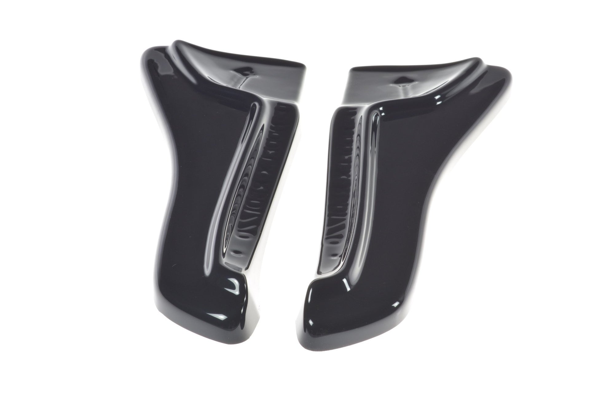 Heck Ansatz Flaps Diffusor V.1 für TESLA MODEL X  schwarz Hochglanz