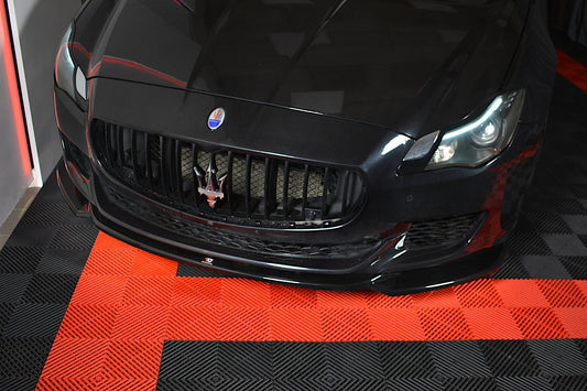 Front Ansatz für MASERATI QUATTROPORTE MK.6 vor Facelift schwarz matt