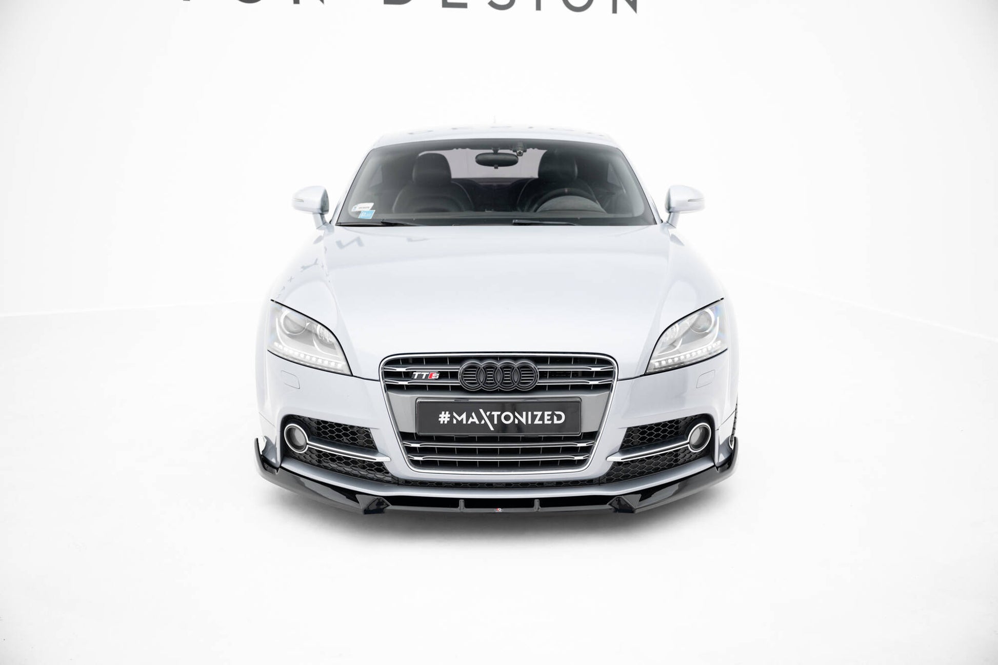 Front Ansatz V.3 für Audi TT S / TT S-Line 8J Facelift schwarz Hochglanz