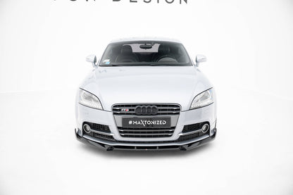 Front Ansatz V.3 für Audi TT S / TT S-Line 8J Facelift schwarz Hochglanz