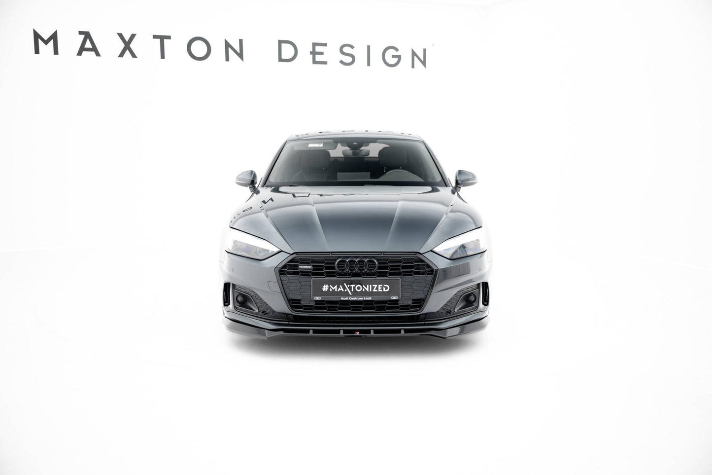 Front Ansatz für V.2 Audi A5 F5 Facelift schwarz Hochglanz