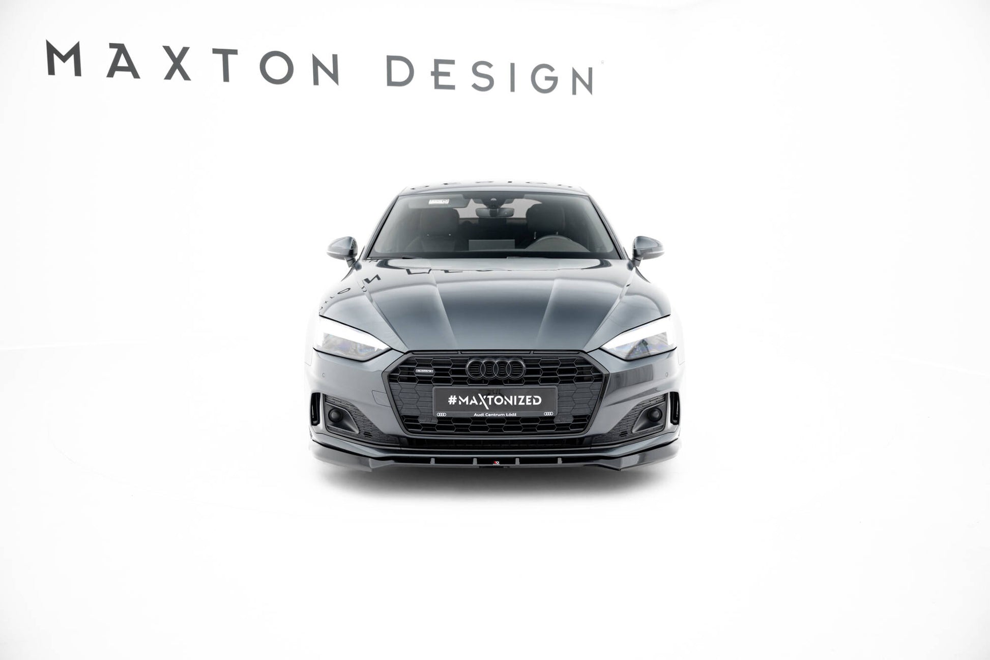 Front Ansatz für V.2 Audi A5 F5 Facelift schwarz Hochglanz