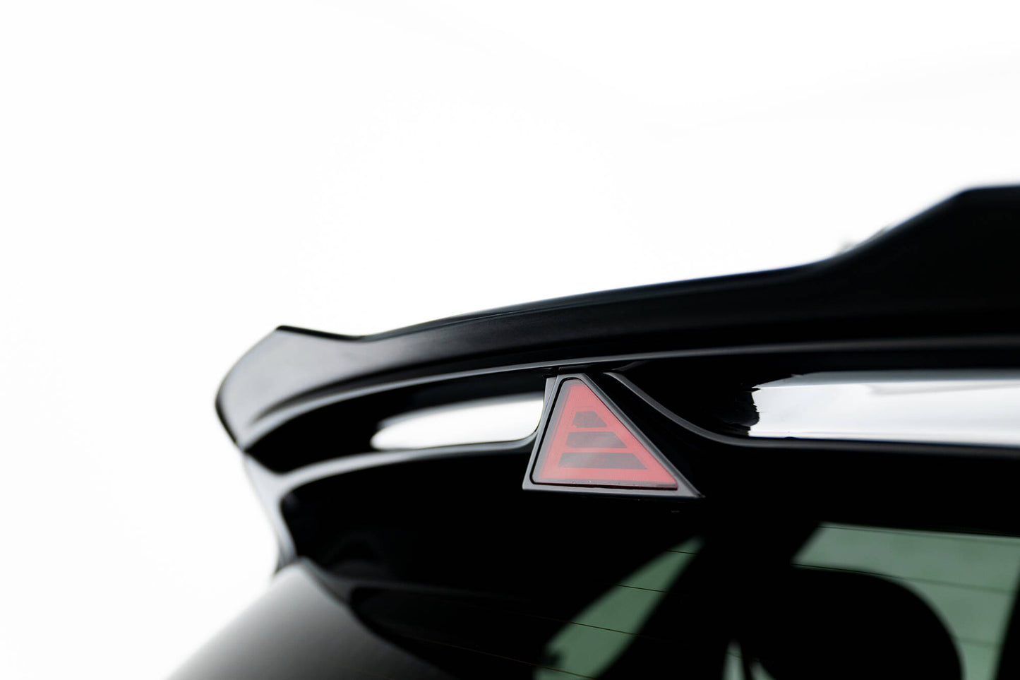 Spoiler CAP V.2 für Hyundai I30 N Hatchback Mk3 / Mk3 Facelift schwarz Hochglanz
