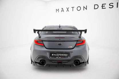 Carbon Spoiler With External Brackets Uprights  Toyota GR86 / Subaru BRZ Mk2