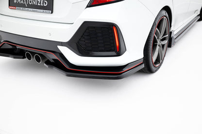 Heckansatz Honda Civic Sport Mk 10  schwarz Hochglanz