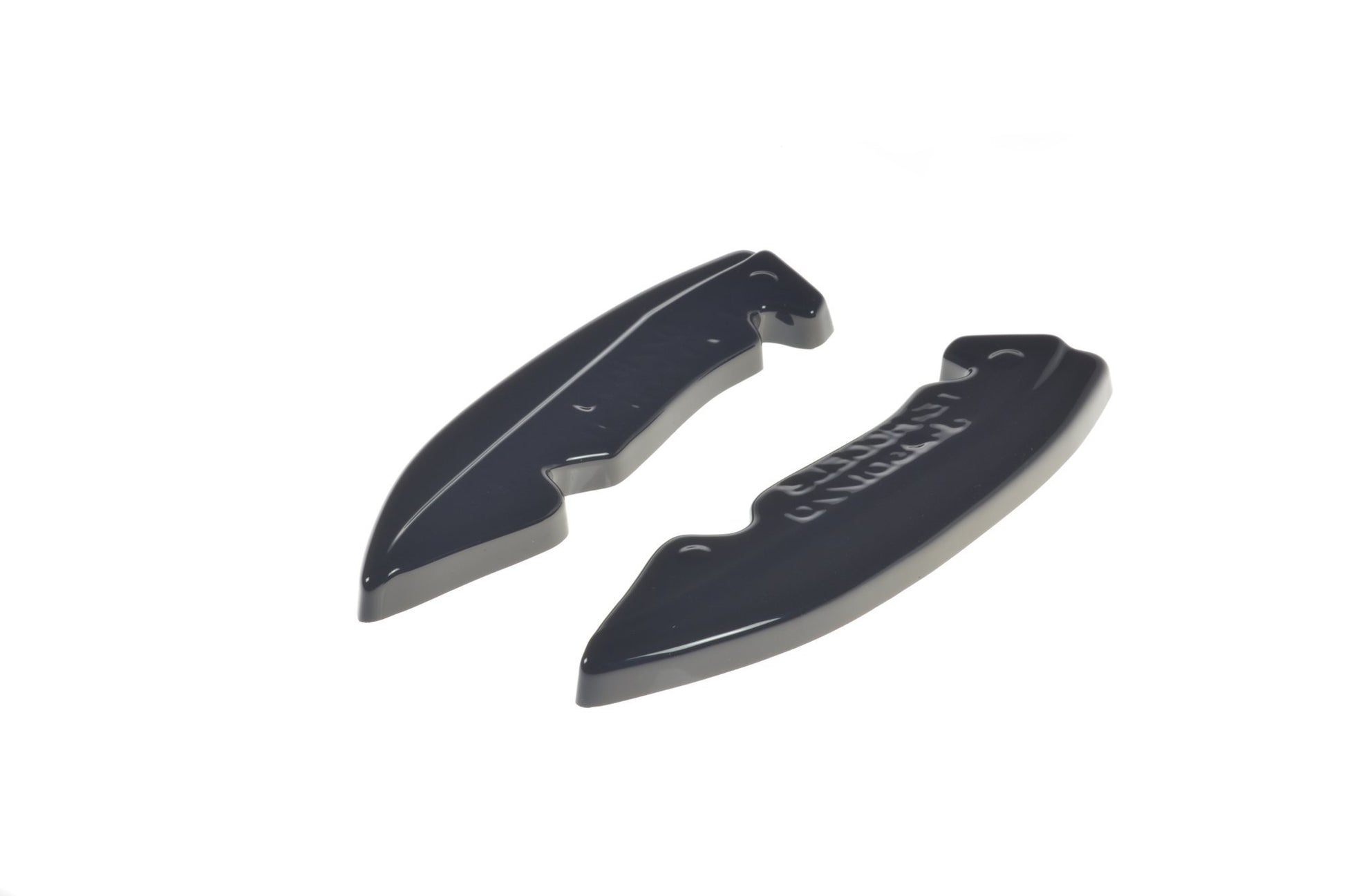 Heck Ansatz Flaps Diffusor für Tesla Model 3 schwarz Hochglanz