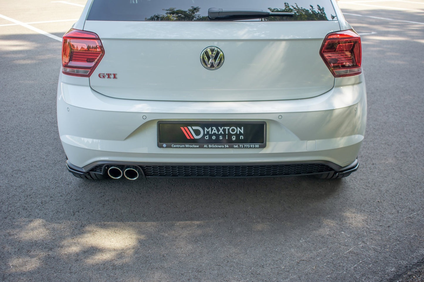 Heck Ansatz Flaps Diffusor für Volkswagen Polo GTI Mk6