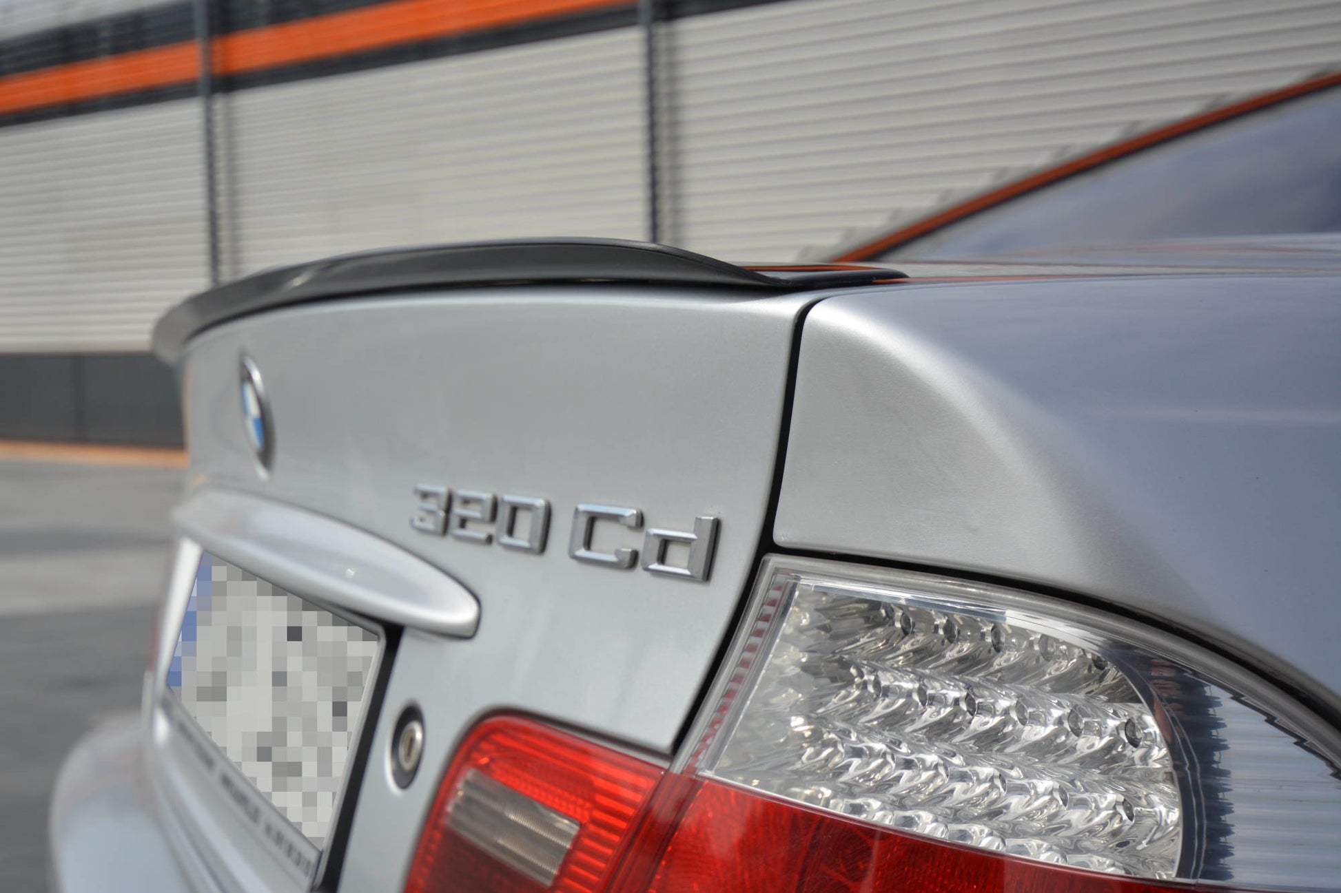 Spoiler CAP für BMW 3er E46 COUPE vor Facelift schwarz Hochglanz