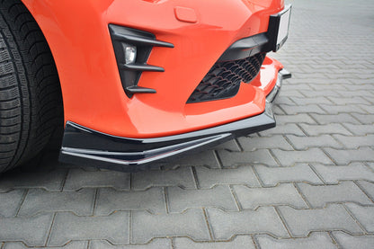 Front Ansatz V.2 für Toyota GT86 Facelift  schwarz Hochglanz