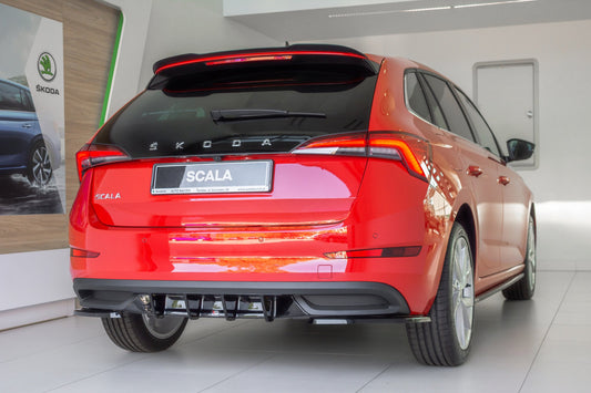 Diffusor Heck Ansatz für Skoda Scala Carbon Look
