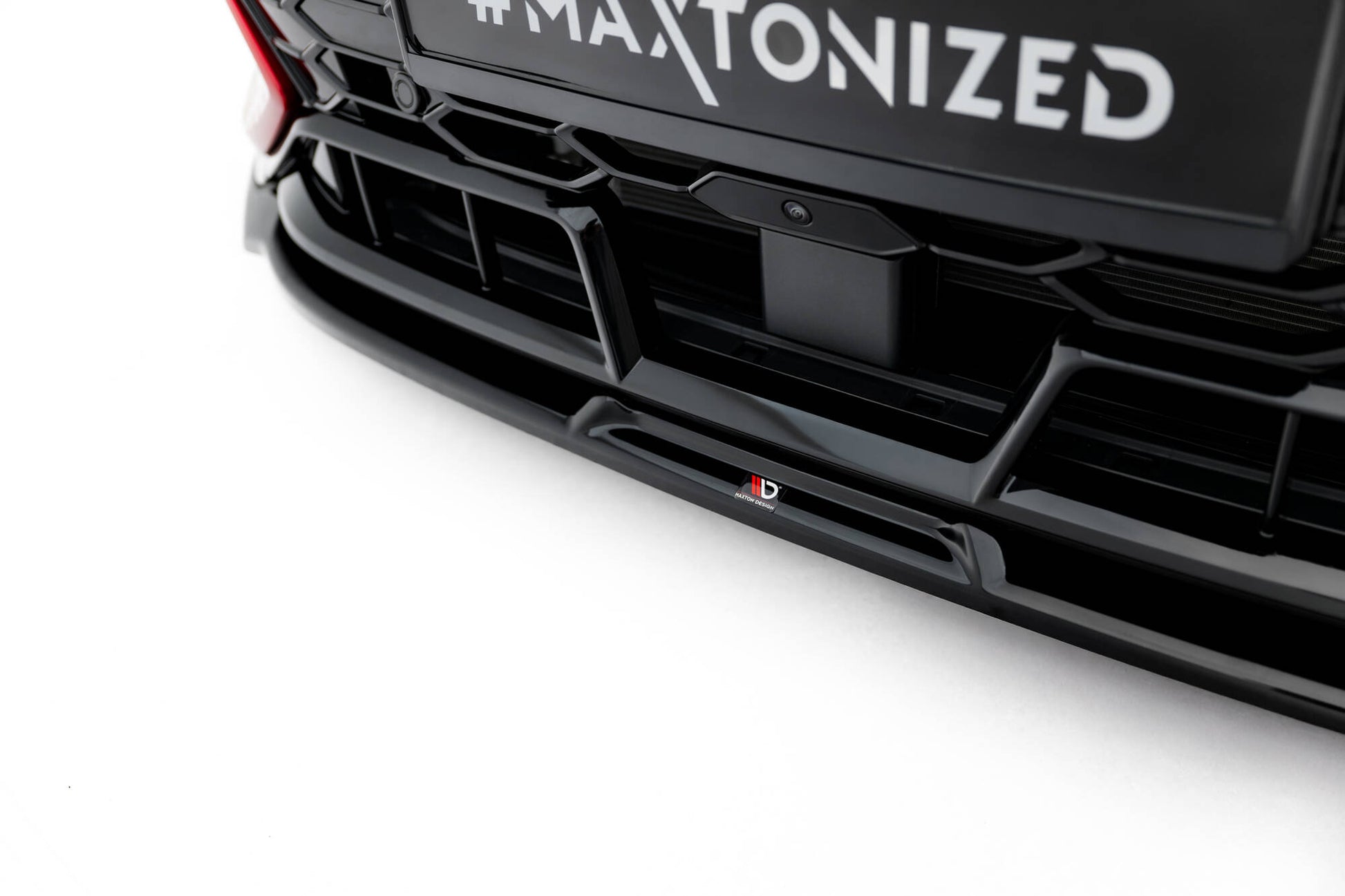 Front Ansatz V.3 für VW Golf GTI Clubsport Mk8 Facelift schwarz Hochglanz