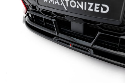 Front Ansatz V.3 für VW Golf GTI Clubsport Mk8 Facelift schwarz Hochglanz