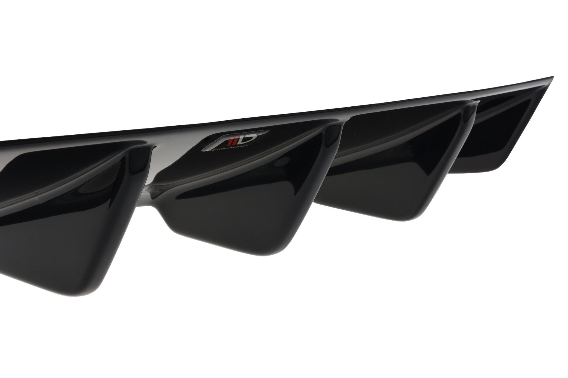 Diffusor Heck Ansatz für Audi RS3 8V FL Limousine schwarz Hochglanz