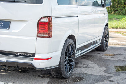 Seitenschweller Ansatz für VW T6 schwarz Hochglanz