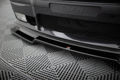 Front Ansatz V.2 für BMW M3 / 3 M-Paket E36 Coupe schwarz Hochglanz