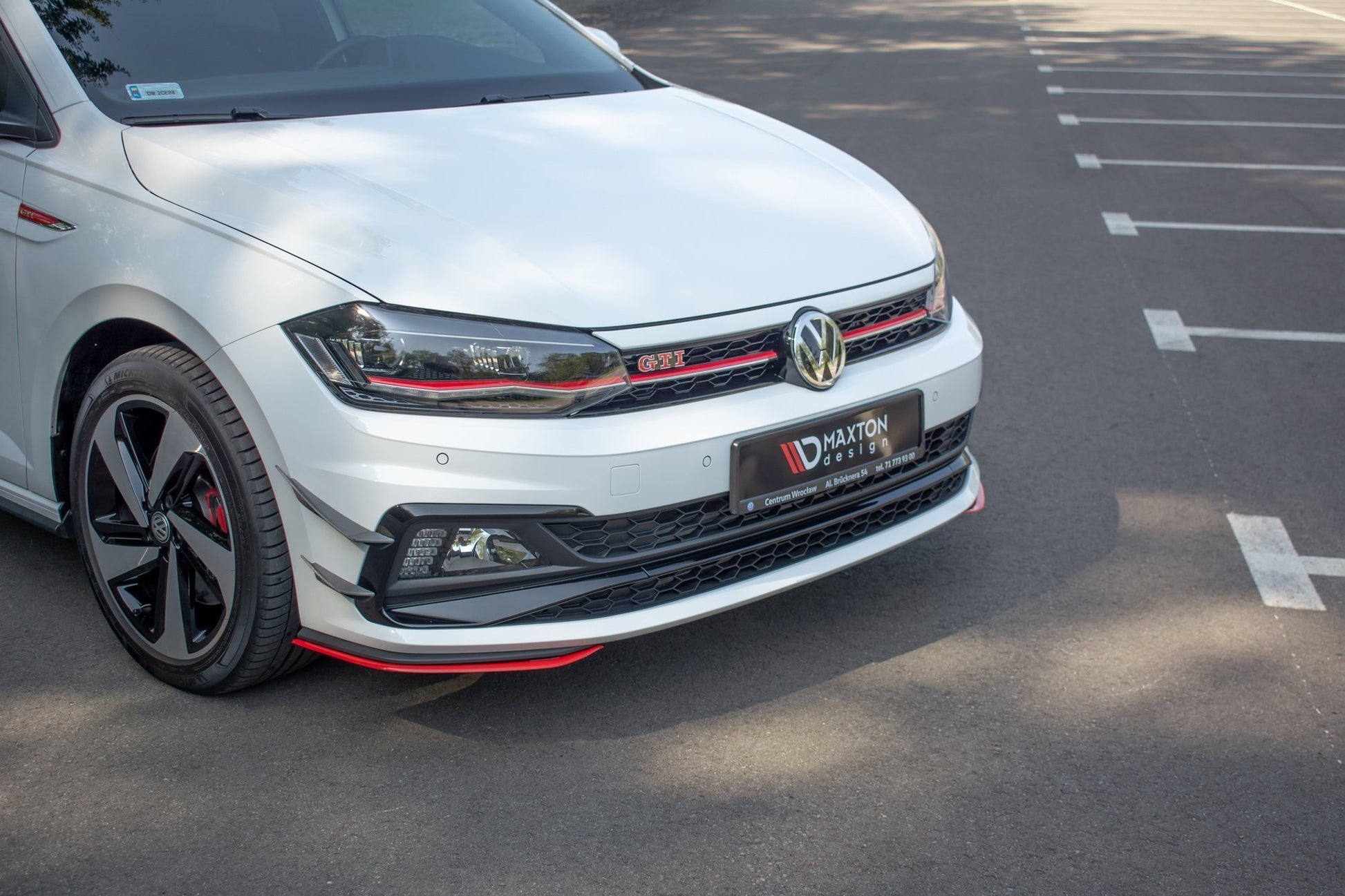 Front Ansatz für Seite Volkswagen Polo GTI / R-line Mk6