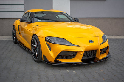 Seitenschweller Ansatz für V.1 für Toyota Supra Mk5 Carbon Look