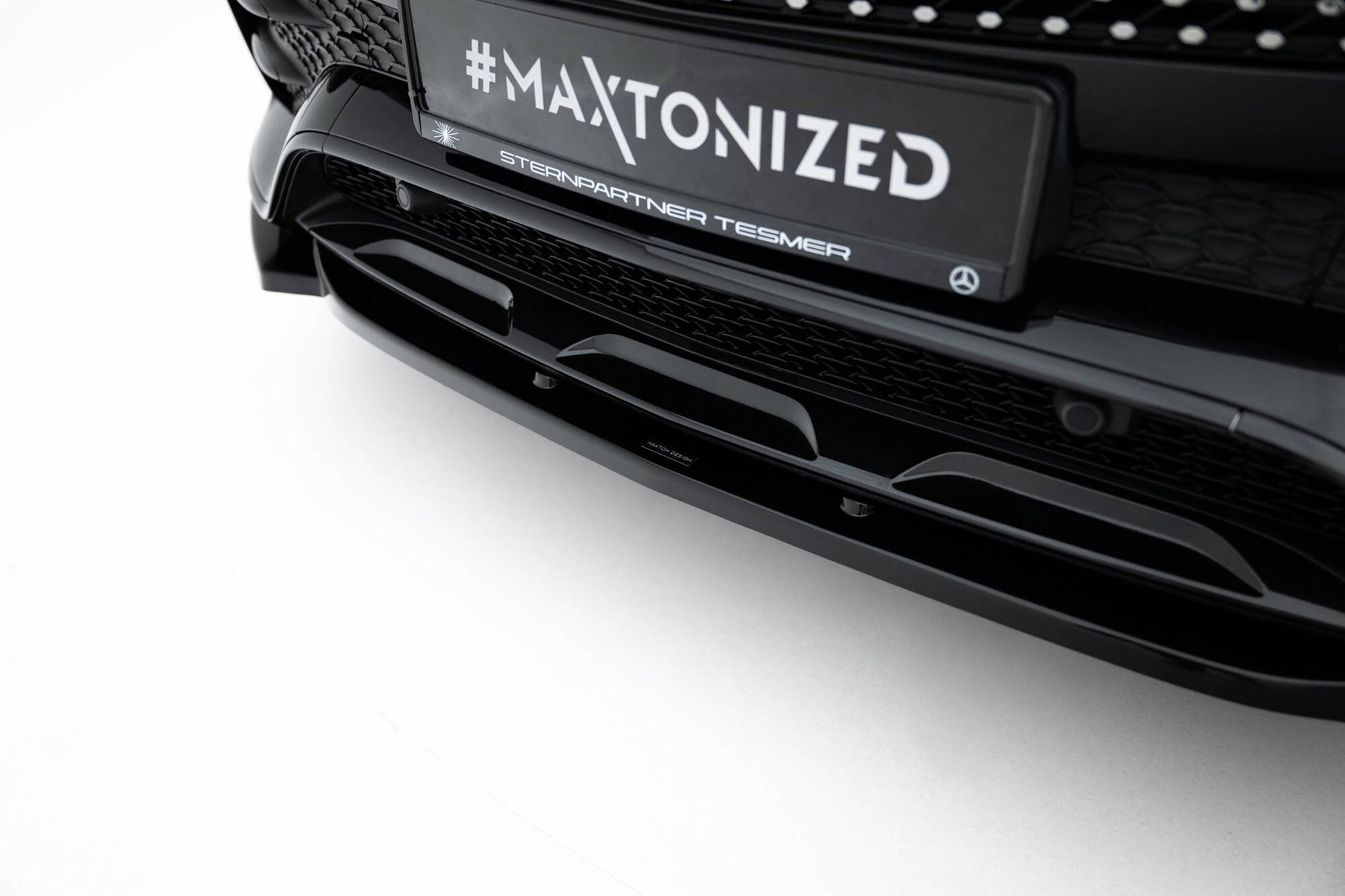 Front Ansatz für Mercedes-AMG / AMG-Line GLE SUV W167 schwarz Hochglanz