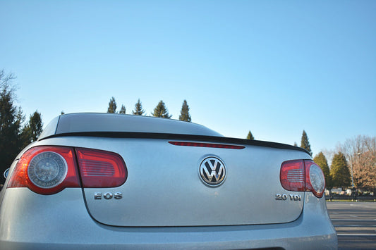 Spoiler CAP für VW EOS schwarz Hochglanz
