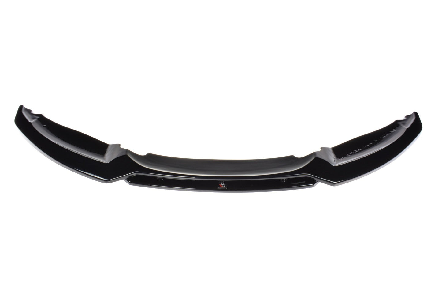 Front Ansatz V.1 für for BMW 1er E82 FACELIFT M Paket schwarz Hochglanz