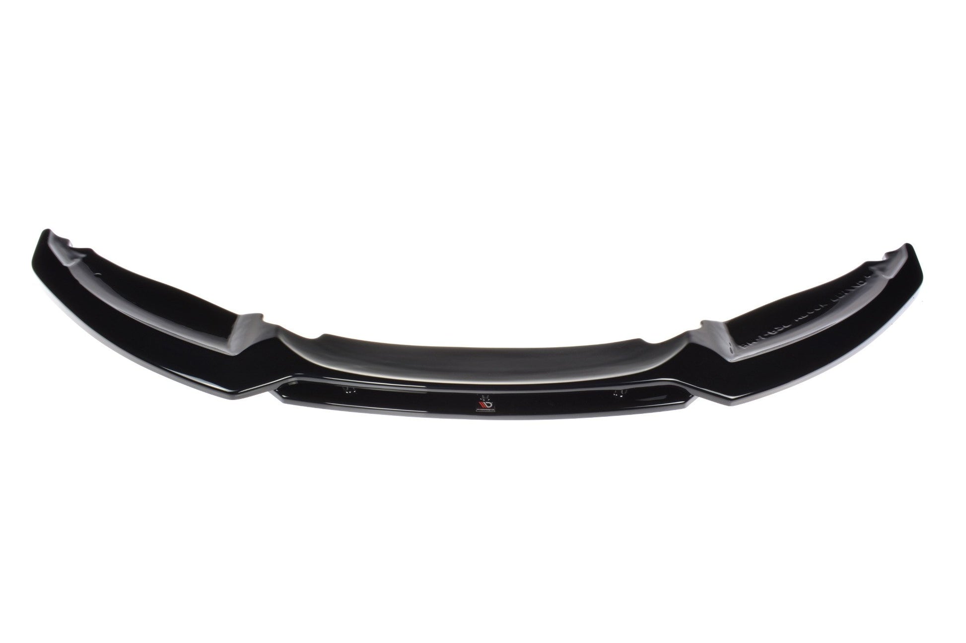 Front Ansatz V.1 für for BMW 1er E82 FACELIFT M Paket schwarz Hochglanz