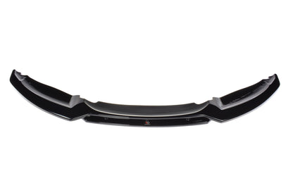 Front Ansatz V.1 für for BMW 1er E82 FACELIFT M Paket schwarz Hochglanz
