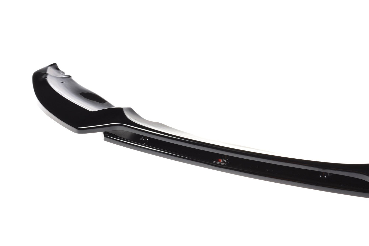 Front Ansatz V.1 für for BMW 1er E82 FACELIFT M Paket schwarz Hochglanz