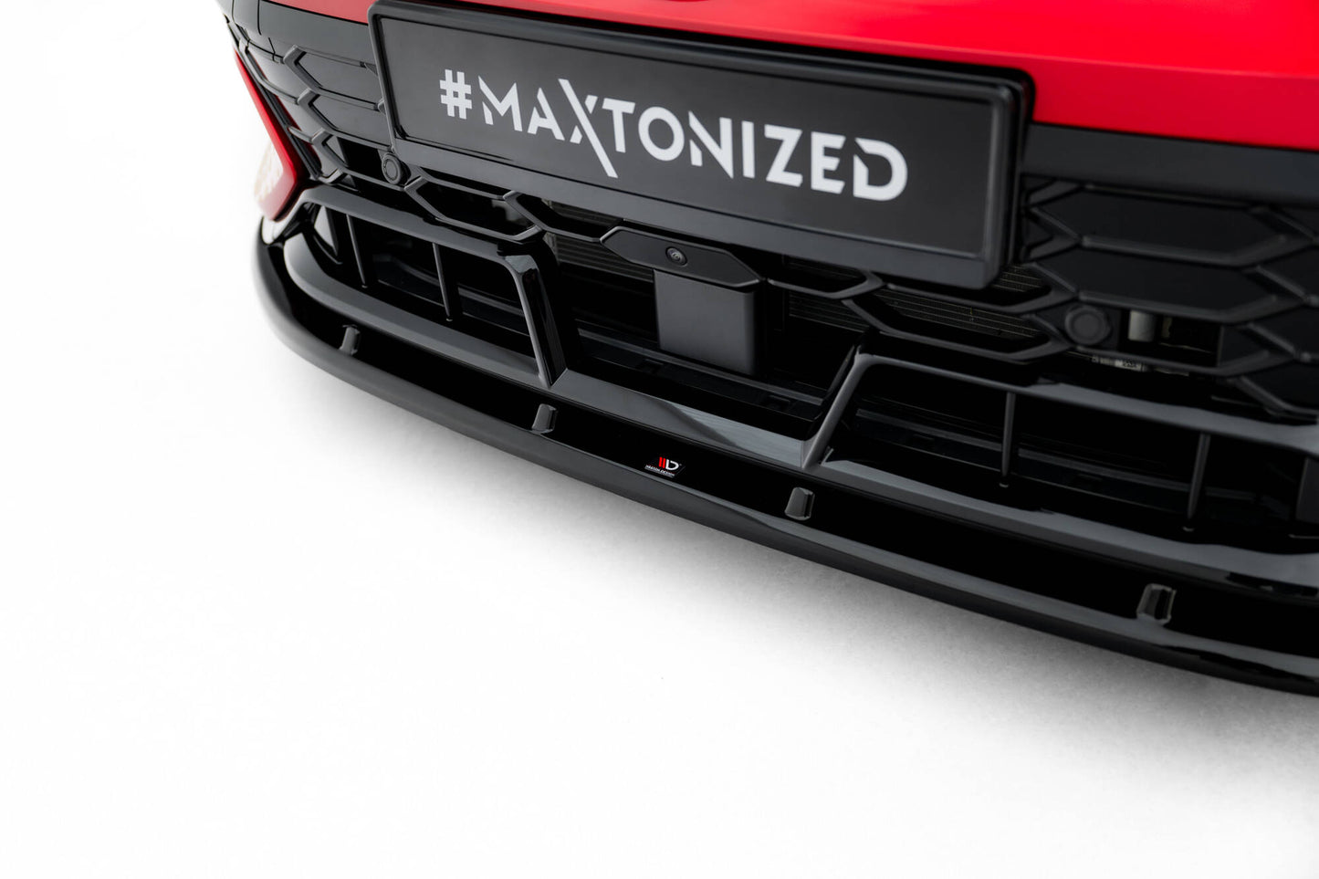 Front Ansatz V.2 für VW Golf GTI Clubsport Mk8 Facelift schwarz Hochglanz