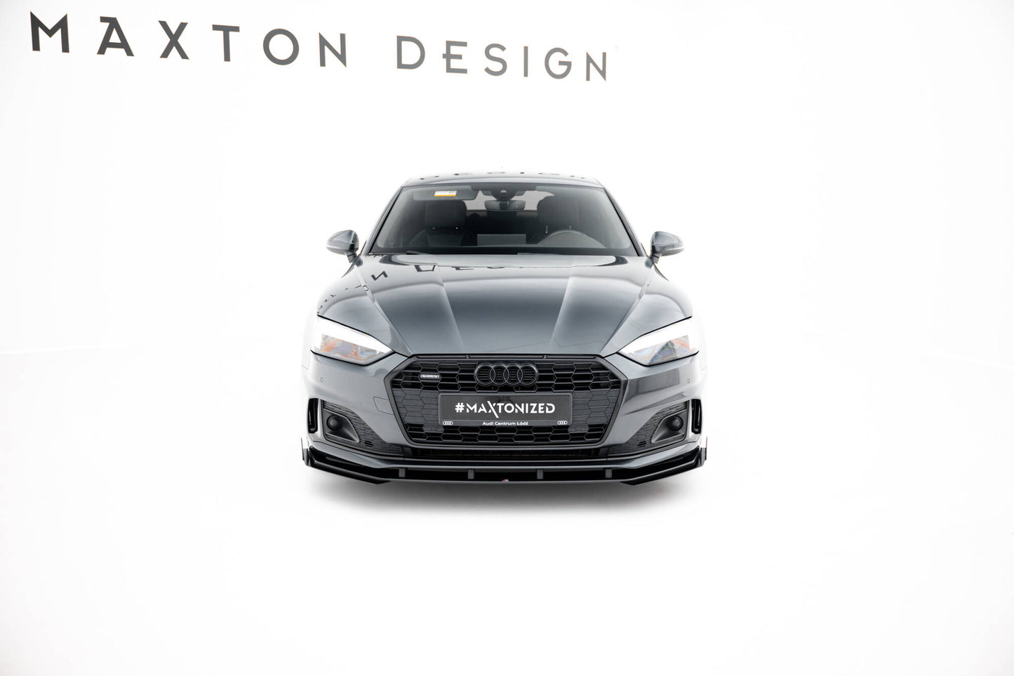 Street Pro Front Ansatz für +Flaps für + Flaps Audi A5 F5 Facelift schwarz Hochglanz
