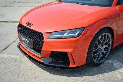 Front Ansatz V.1 für Audi TT RS 8S  schwarz Hochglanz