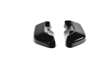 Heck Ansatz Flaps Diffusor für FIAT 500 HATCHBACK vor Facelift schwarz Hochglanz