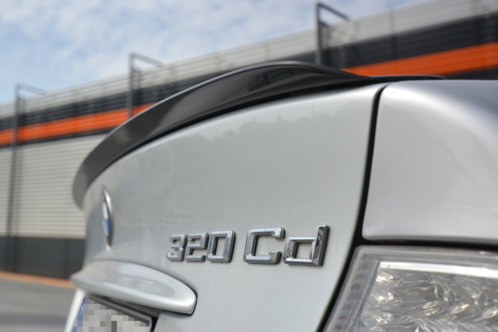 Spoiler CAP für BMW 3er E46 COUPE vor Facelift schwarz Hochglanz