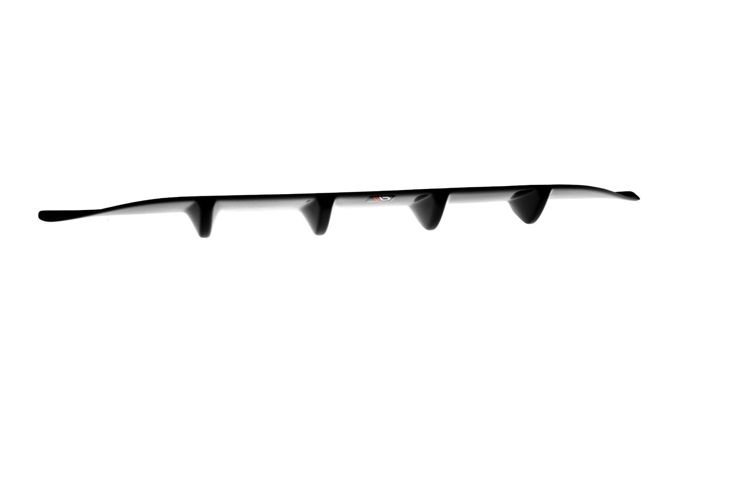Diffusor Heck Ansatz für MERCEDES- BENZ C-KLASSE W205 COUPE AMG-LINE schwarz Hochglanz