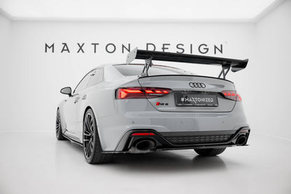 Carbon Spoiler With External Brackets Uprights  V.1 Audi A5 / A5 S-Line / S5 / RS5 Coupe F5 / F5 Facelift