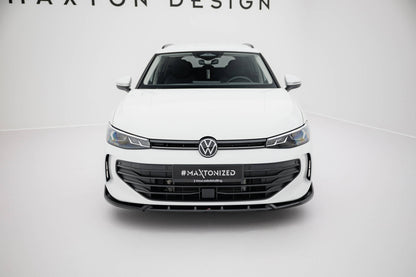 Front Ansatz V.2 für VW Passat B9 schwarz Hochglanz