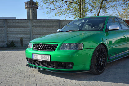 Front Ansatz für AUDI S3 8L schwarz Hochglanz