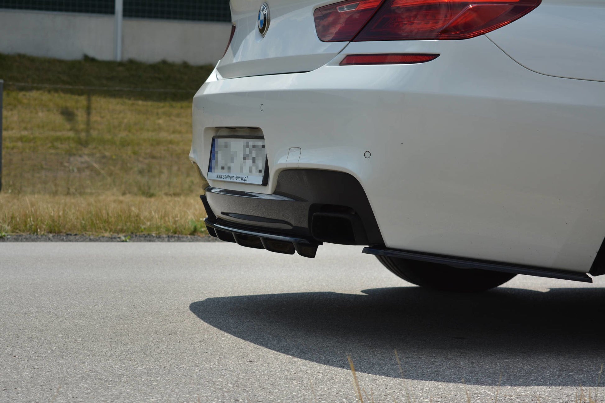 Heckansatz BMW 6er Gran Coupé M Paket DTM LOOK schwarz Hochglanz