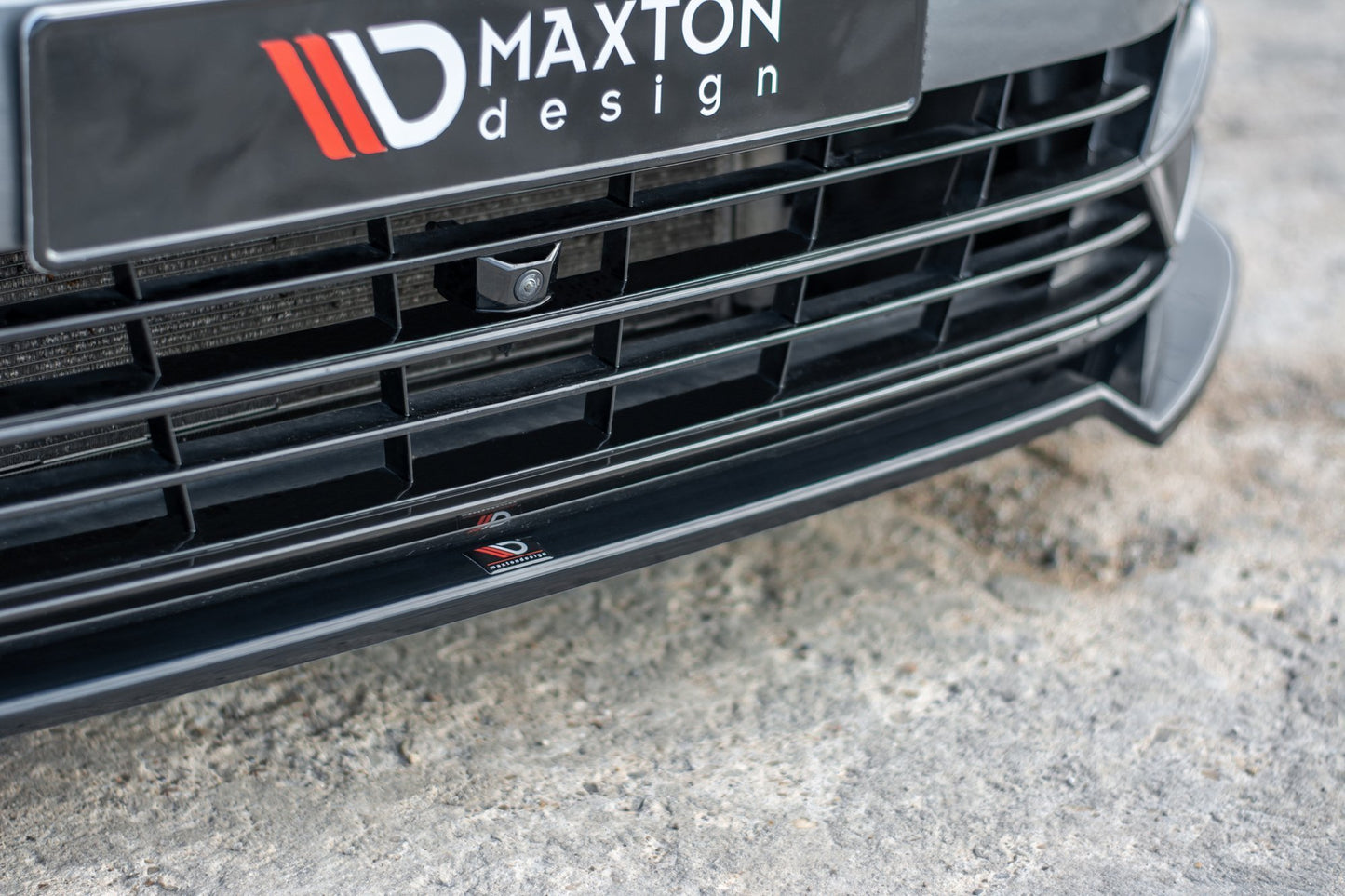 Front Ansatz V.2 für VW Passat R-Line B8 schwarz Hochglanz