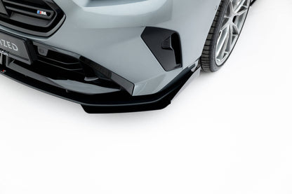 Street Pro Front Ansatz + Flaps für BMW M135i F70 schwarz Hochglanz
