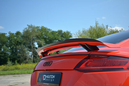 Spoiler CAP für Audi TT RS 8S schwarz Hochglanz